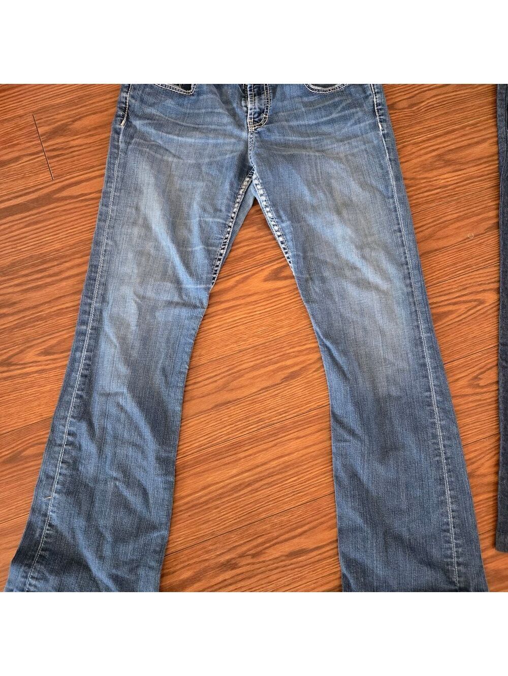 BKE Wide Leg Jeans in Classic Blue